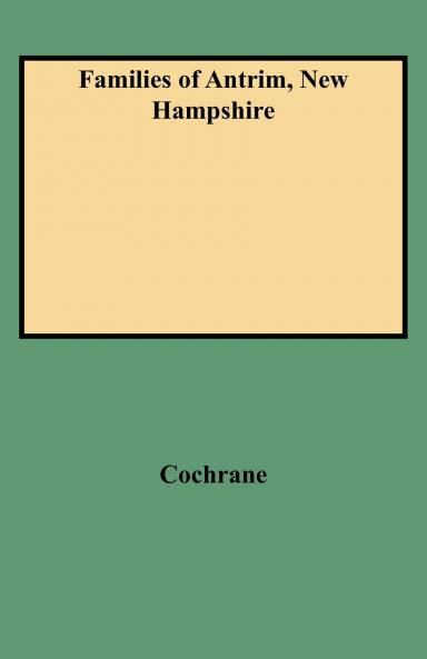 Families of Antrim New Hampshire