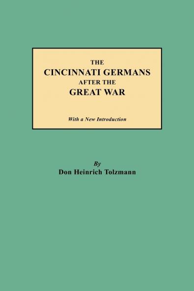 Cincinnati Germans After the Great War