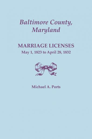 Baltimore County Maryland Marriage Licenses