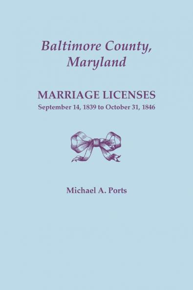 Baltimore County Maryland Marriage Licenses