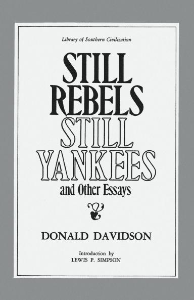 Still Rebels Still Yankees