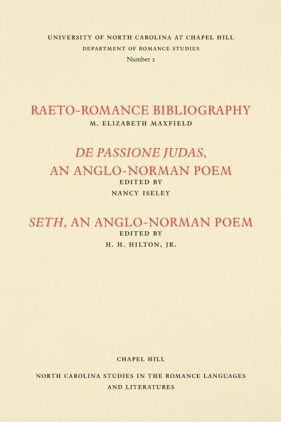 Studies in the Romance Languages and Literatures