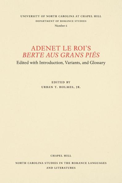 Adenet le Roi's Berte aus grans piés