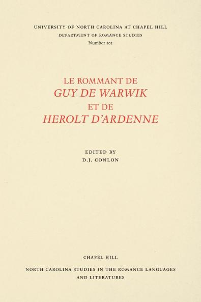 Le Rommant de Guy de Warwik et de Herolt d'Ardenne
