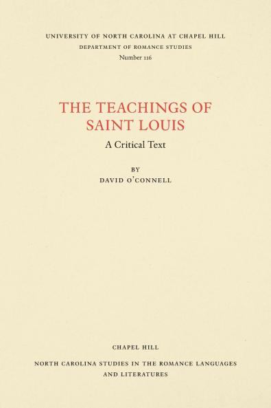 The Teachings of Saint Louis