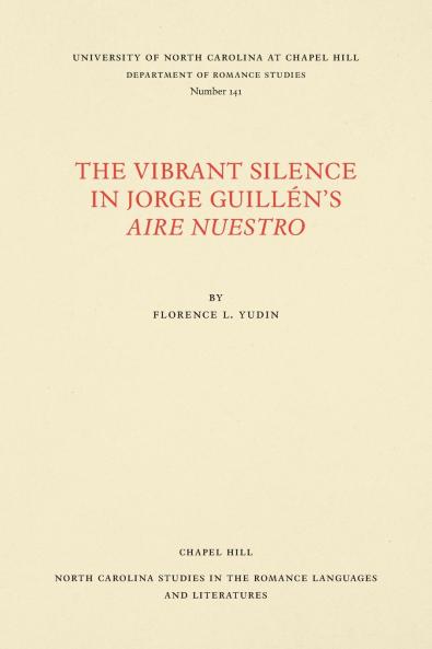 The Vibrant Silence in Jorge Guillén's Aire nuestro