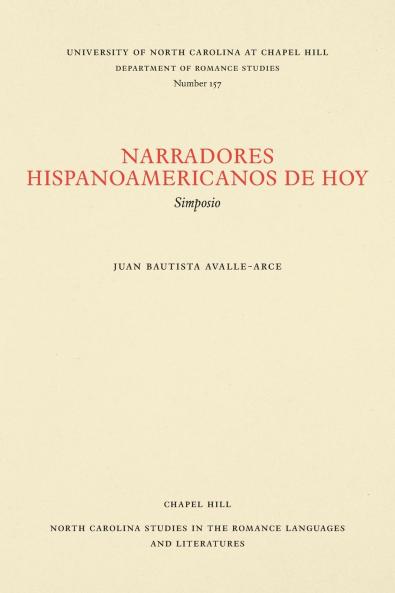Narradores hispanoamericanos de hoy