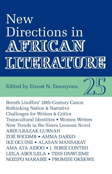 Alt 25 New Directions in African Literature