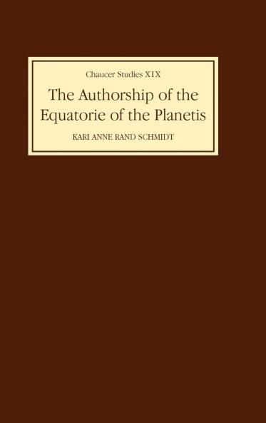 The Authorship of the Equatorie of the Planetis