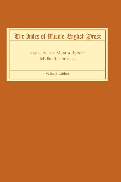 The Index of Middle English Prose
