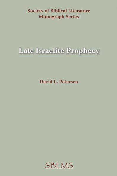 Late Israelite Prophecy