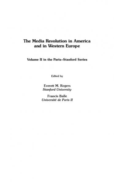 The Media Revolution in America and in Western Europe