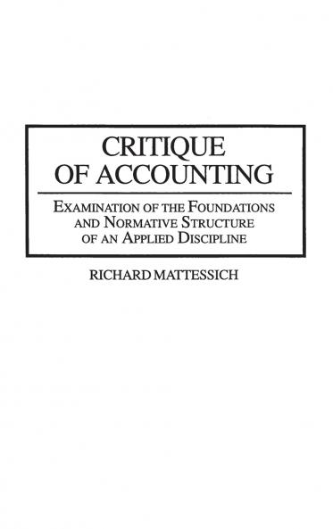 Critique of Accounting