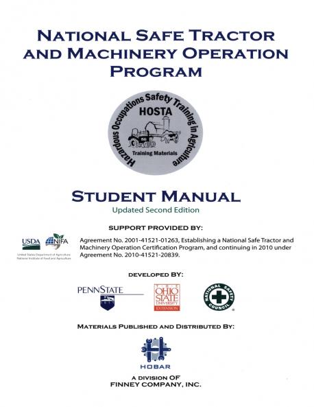 National Safety Tractor and Machinery Operation Program Student Manual