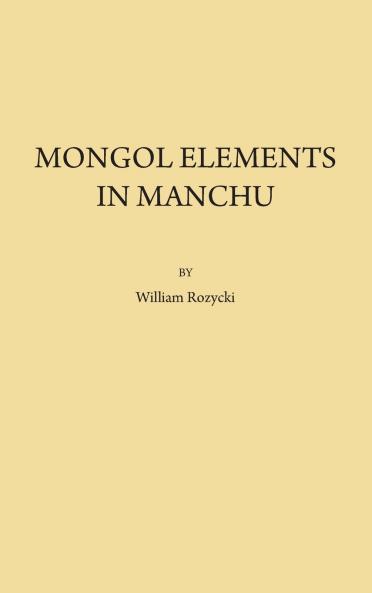 Mongol Elements in Manchu