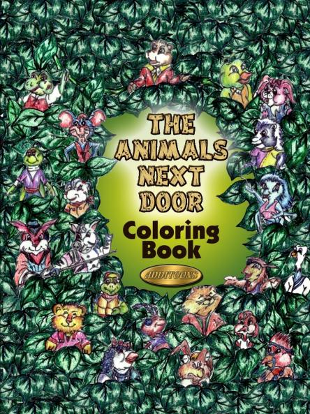 The Animals Next Door Coloring Book