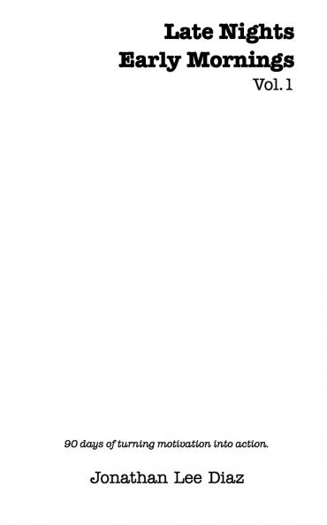 Late NightsEarly Mornings.Vol. 1