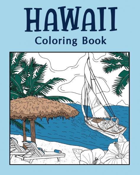 Hawaii Coloring Book Coloring Books for Adults