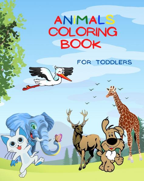 Animals Coloring Book For Toddlers