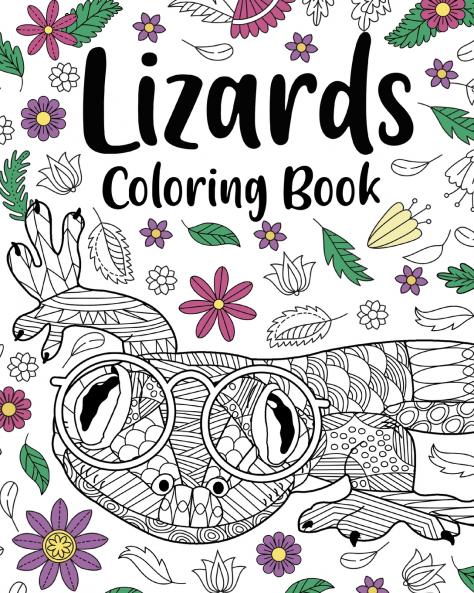 Lizards Coloring Book