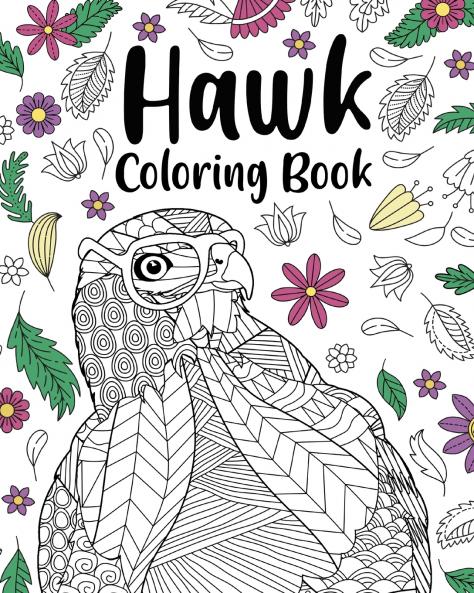 Hawk Coloring Book