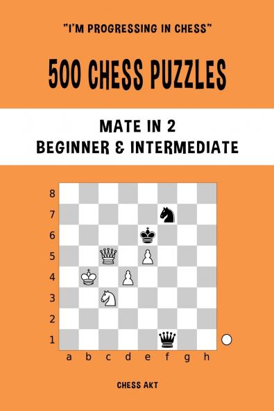 500 Chess Puzzles Mate in 2 Beginner and Intermediate Level