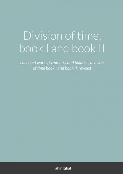 Division of time book I and book II