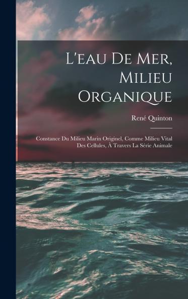 L'eau De Mer Milieu Organique