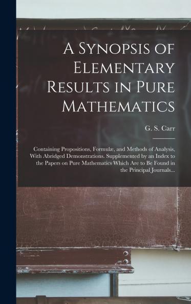 A Synopsis of Elementary Results in Pure Mathematics