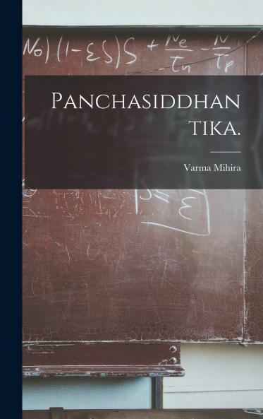Panchasiddhantika.