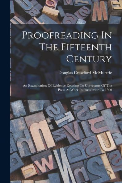 Proofreading In The Fifteenth Century