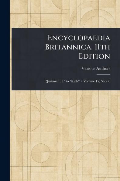 Encyclopaedia Britannica 11th Edition