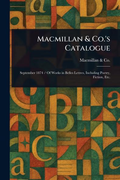 Macmillan & Co.'s Catalogue