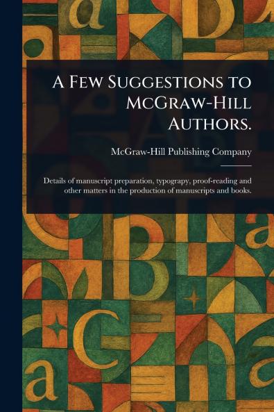 Few Suggestions to McGraw-Hill Authors.
