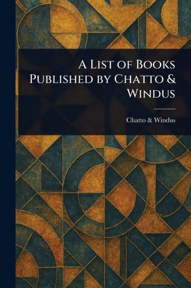 List of Books Published by Chatto & Windus
