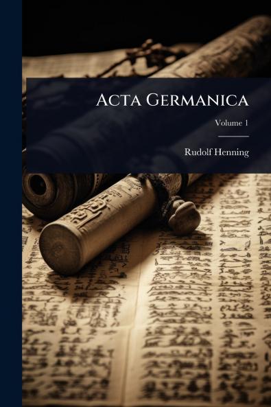 Acta Germanica