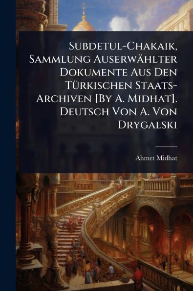 Subdetul-Chakaik Sammlung Auserwählter Dokumente Aus Den TÃ1/4rkischen Staats-Archiven [By A. Midhat]. Deutsch Von A. Von Drygalski