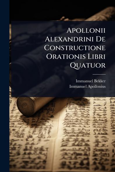 Apollonii Alexandrini De Constructione Orationis Libri Quatuor