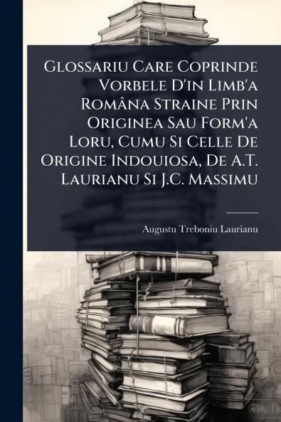 Glossariu Care Coprinde Vorbele D'in Limb'a Româna Straine Prin Originea Sau Form'a Loru Cumu Si Celle De Origine Indouiosa De A.T. Laurianu Si J.C. Massimu