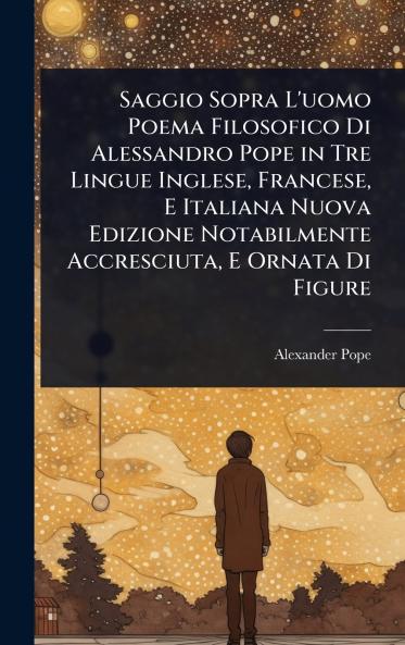 Saggio Sopra L'uomo Poema Filosofico Di Alessandro Pope in Tre Lingue Inglese Francese E Italiana Nuova Edizione Notabilmente Accresciuta E Ornata Di Figure