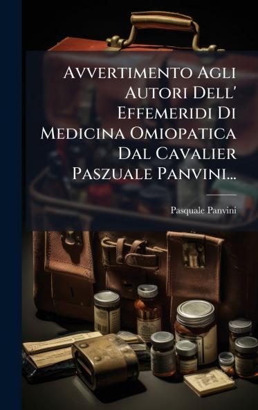 Avvertimento Agli Autori Dell' Effemeridi Di Medicina Omiopatica Dal Cavalier Paszuale Panvini...
