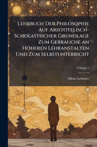 Lehrbuch Der Philosophie Auf Aristotelisch-Scholastischer Grundlage Zum Gebrauche an Höheren Lehranstalten Und Zum Selbstunterricht