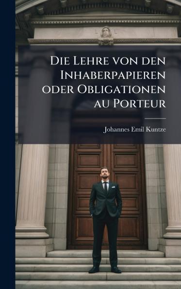 Lehre von den Inhaberpapieren oder Obligationen au Porteur