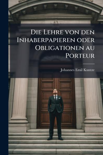 Lehre von den Inhaberpapieren oder Obligationen au Porteur