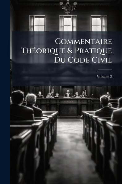 Commentaire ThÃ(c)orique & Pratique Du Code Civil