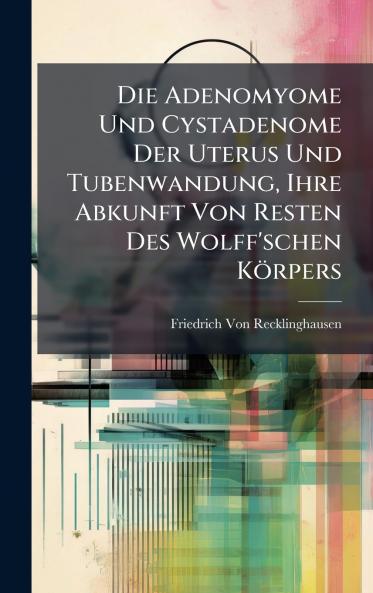Adenomyome Und Cystadenome Der Uterus Und Tubenwandung Ihre Abkunft Von Resten Des Wolff'schen Körpers