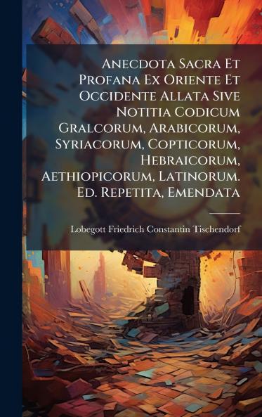 Anecdota Sacra Et Profana Ex Oriente Et Occidente Allata Sive Notitia Codicum Gralcorum Arabicorum Syriacorum Copticorum Hebraicorum Aethiopicorum Latinorum. Ed. Repetita Emendata