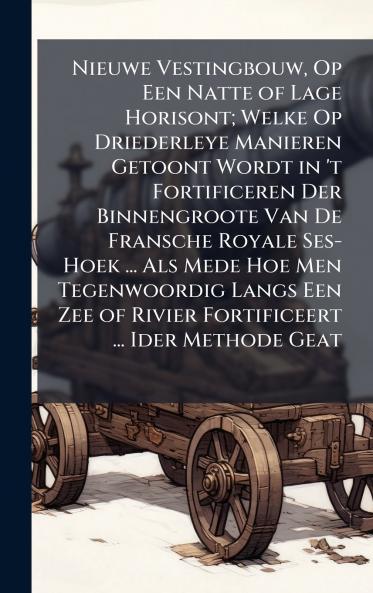 Nieuwe Vestingbouw Op Een Natte of Lage Horisont; Welke Op Driederleye Manieren Getoont Wordt in 't Fortificeren Der Binnengroote Van De Fransche Royale Ses-Hoek ... Als Mede Hoe Men Tegenwoordig Langs Een Zee of Rivier Fortificeert ... Ider Methode Geat