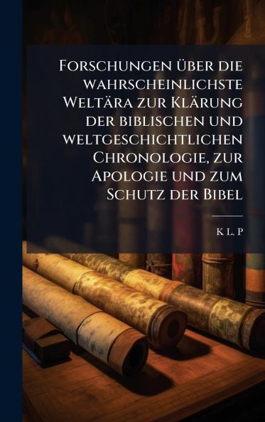 Forschungen Ã¼ber die wahrscheinlichste WeltÃ¤ra zur KlÃ¤rung der biblischen und weltgeschichtlichen Chronologie zur Apologie und zum Schutz der Bibel