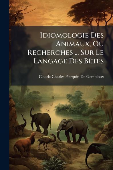 Idiomologie Des Animaux Ou Recherches ... Sur Le Langage Des BÃªtes